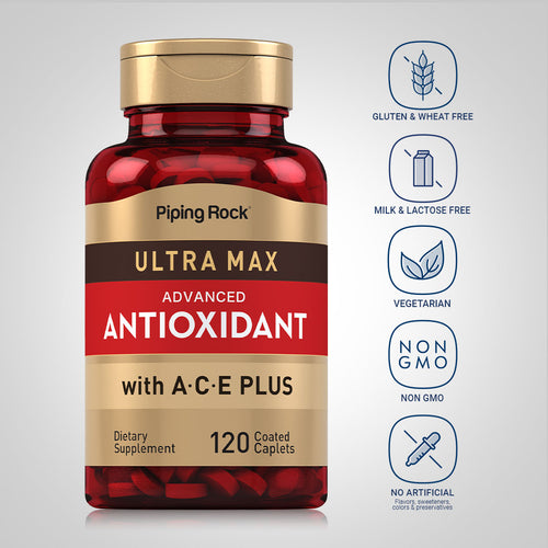 Ultra Max Antioxidant, 120 Coated Caplets Dietary Attributes