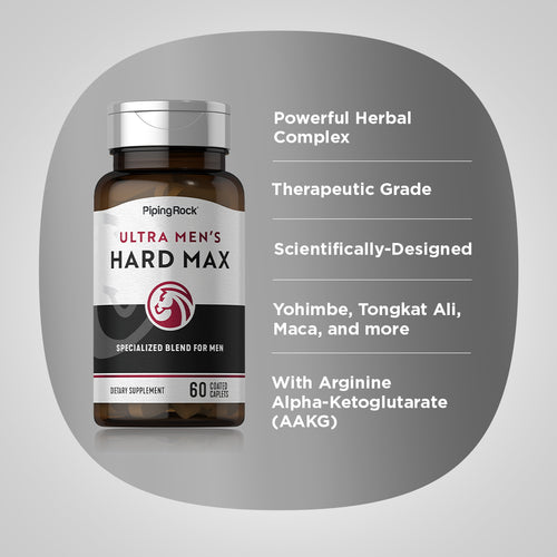 Ultra Men's HARD MAX, 60 Coated Caplets Benefits