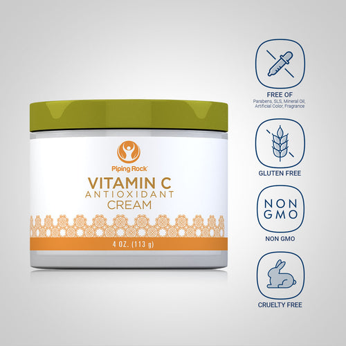 Vitamin C Antioxidant Renewal Cream, 4 oz (113 g) Jar Dietary Attributes