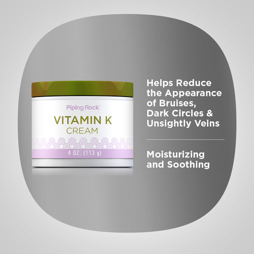 Vitamin K Cream, 4 oz (113 g) Jar Benefits