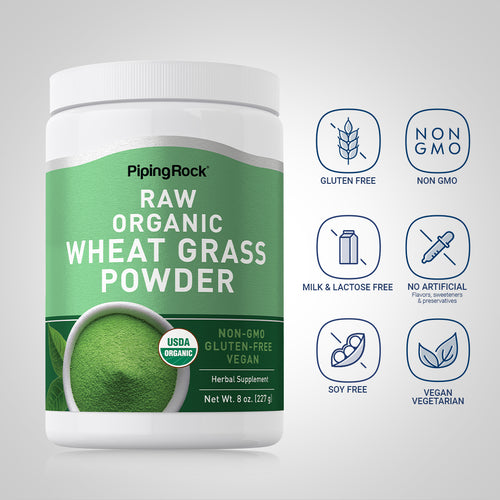 Wheat Grass Powder, 8 oz (227 g) Bottle Dietary Attributes