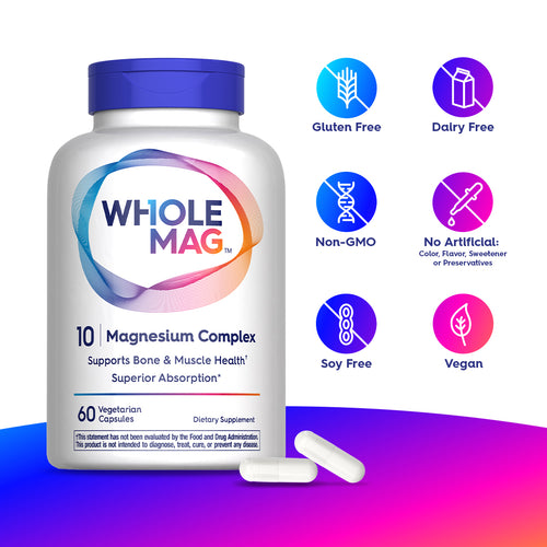 Magnesium "10" Complex, 60 Vegetarian Capsules