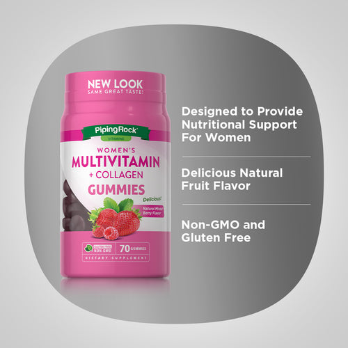 Women's Multivitamin Gummies (Natural Fruit Flavor), 70 Gummies Benefits