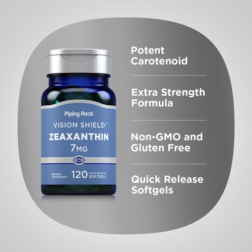 Zeaxanthin, 7 mg, 120 Quick Release Softgels Benefits