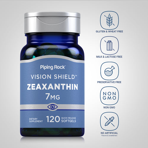 Zeaxanthin, 7 mg, 120 Quick Release Softgels Dietary Attributes