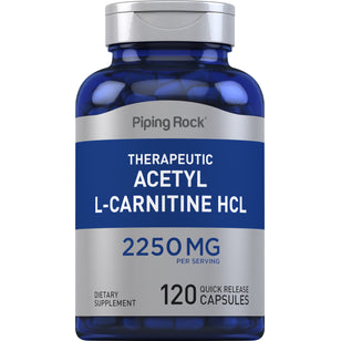 Acetyl L-Carnitine, 2250 mg (per serving), 120 Quick Release Capsules