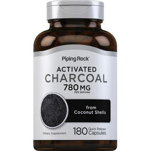 Carbón activado  780 mg (por porción) 180 Cápsulas de liberación rápida     