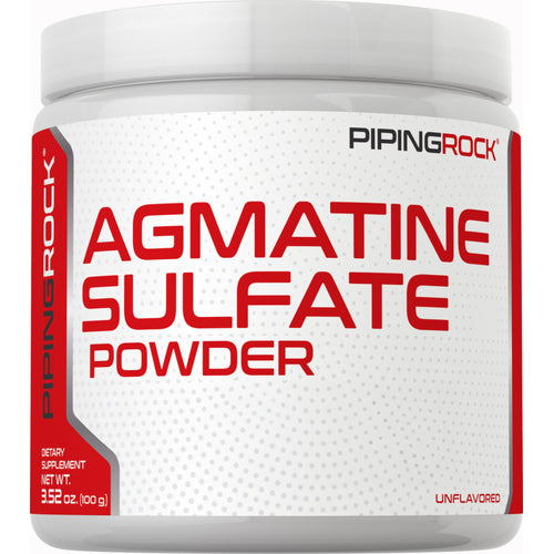 Agmatinsulfat i pulver 3.52 ounce 100 g Flaske    