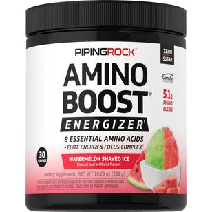 Amino-boost energizer poeder (Watermeloen ijs) 10.26 oz 291 g Fles    