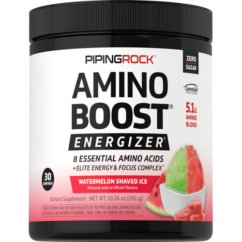 Amino Boost Energizer Powder (lody arbuzowe) 10.26 uncja 291 g Butelka    