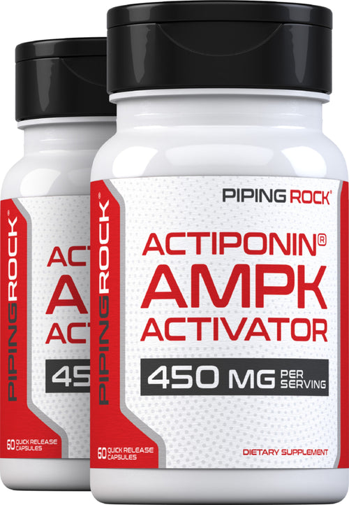 AMPK Activator (Actiponin), 450 mg (per serving), 60 Quick Release Capsules, 2  Bottles