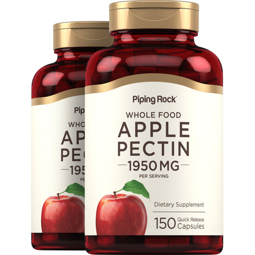 Apple Pectin, 1950 mg (per serving), 150 Quick Release Capsules, 2  Bottles