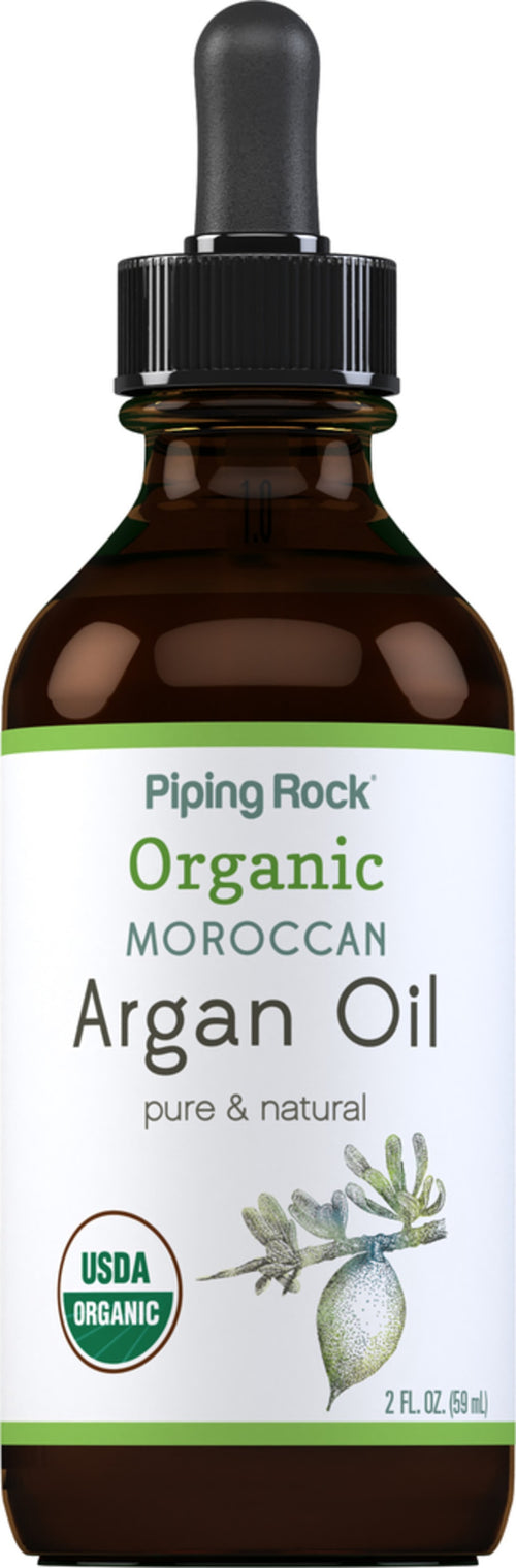 Arganový olej Čisté marocké tekuté zlato (organický) 2 fl oz 59 ml Fľaša na kvapkadlo    