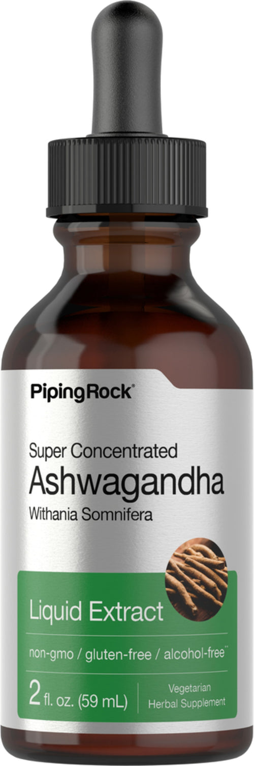 Flytende ashwagandha-ekstrakt 2 ounce 59 mL Pipetteflaske    