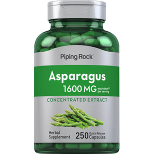 Asparges  1600 mg (per dose) 250 Hurtigvirkende kapsler     