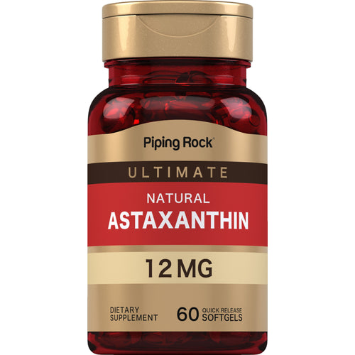 Astaksantyna 12 mg 60 Miękkie kapsułki żelowe o szybkim uwalnianiu     