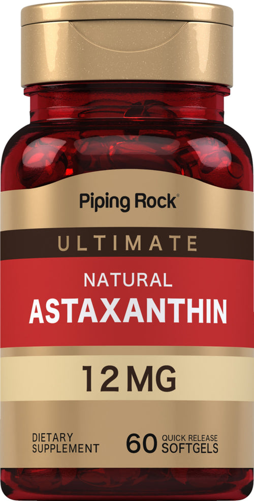 Astaxanthin 12 mg 60 Softgele mit schneller Freisetzung     