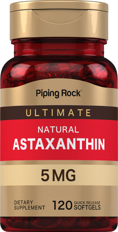 Astaxantin 5 mg 120 Snabbverkande gelékapslar     