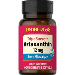 Astaxantina (triple fuerza) 12 mg 60 Cápsulas blandas de liberación rápida     