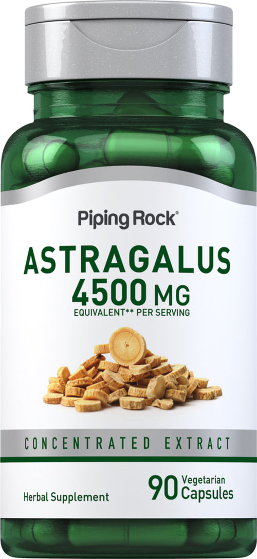 Astragalus Root, 4500 mg (per serving), 90 Vegetarian Capsules Bottle