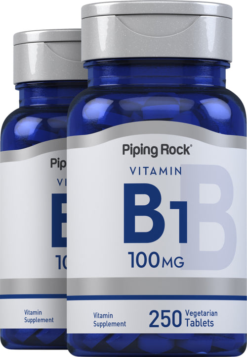 Витамин B-1 (тиамин) 100 мг 250 Таблетки  2 Флаконы