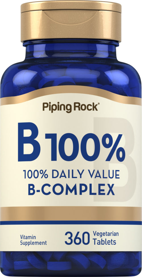 B-100 Vitamin B Complex 360 Vegetarianske tabletter       