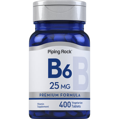 B-6 (Pyridoxine), 25 mg, 400 Tablets