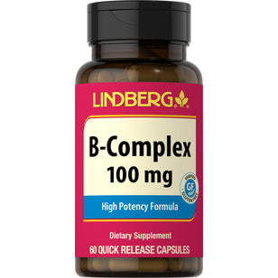 B-Complex 100 mg 100 mg 60 Kapsler for hurtig frigivelse     