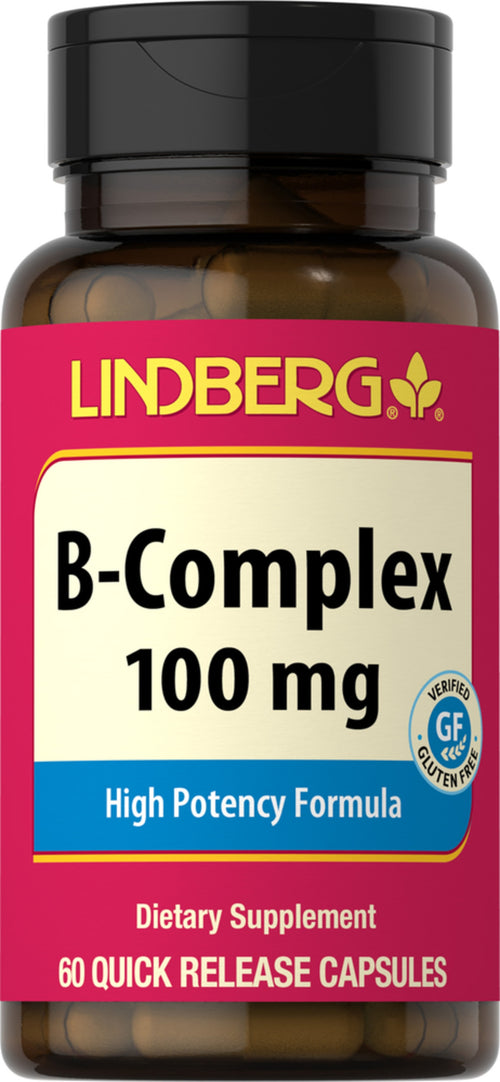 B-Комплексы 100 мг 100 мг 60 Быстрорастворимые капсулы     