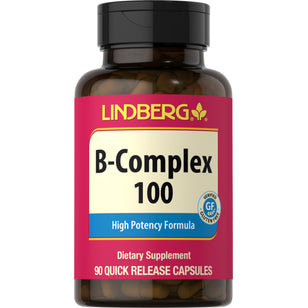 B-Kompleks 100 mg 100 mg 90 Kapsułki o szybkim uwalnianiu     