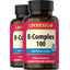 B-Complex, 100 mg, 90 Quick Release Capsules, 2  Bottles