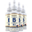 B-Complex Liquid Plus B-12 Sublingual (Delicious Berry), 1200 mcg, 2 fl oz (59 mL) Dropper Bottle, 4  Bottles