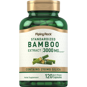 Extrait de bambou,  3000 mg 120 Gélules à libération rapide