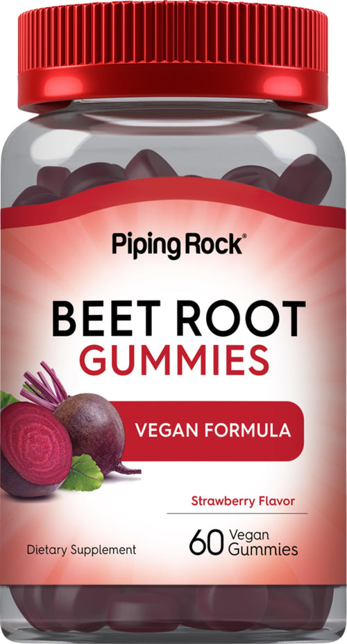 Beet Root (Strawberry), 60 Vegan Gummies