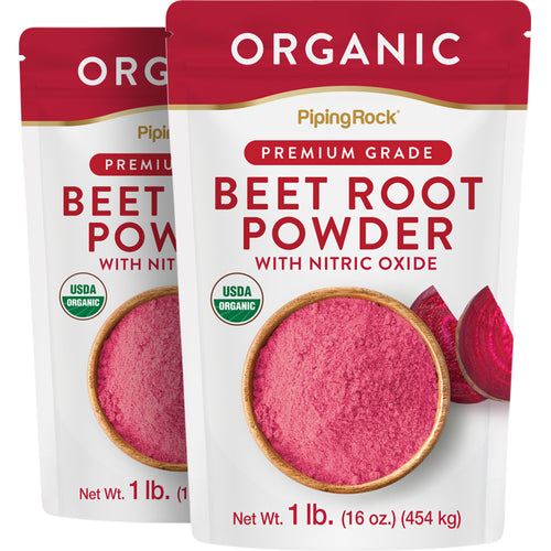 Beet Root Powder (Organic), 1 lb (454 g) Bags, 2  Bags