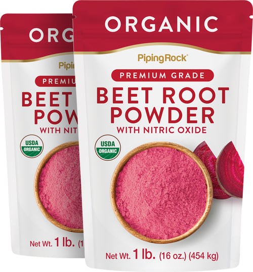 Beet Root Powder (Organic), 1 lb (454 g) Bags, 2  Bags