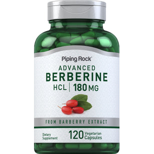 Berberine HCL, 180 mg, 120 Vegetarian Capsules