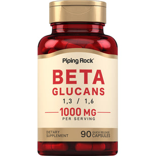 Beta 1,3/1,6-D-glukan  3/1,6-D-Glucan 1000 mg (na porcję) 90 Kapsułki o szybkim uwalnianiu    