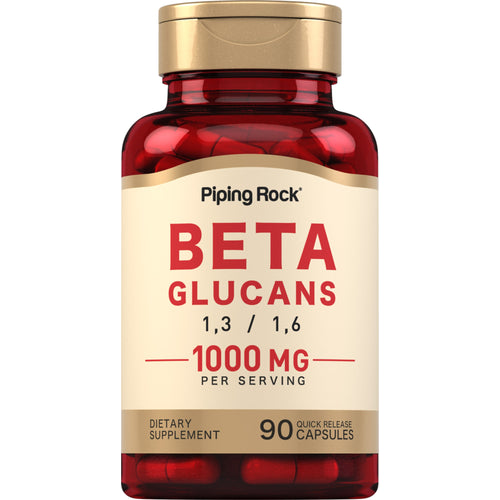 Beta 1,3/1,6-D-glucano  3/1,6-D-Glucan 1000 mg (por dose) 90 Cápsulas de Rápida Absorção    