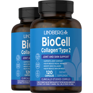 BioCell Collagen, 120 Capsules, 2  Bottles