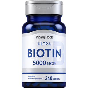 Biotina  5000 mcg 240 Tabletas     