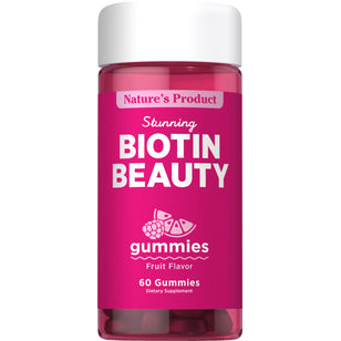 Biotin Beauty (Natural Fruit), 60 Gummies