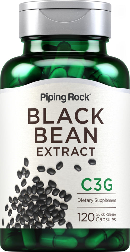 Complejo de extracto de frijol negro C3G 120 Cápsulas de liberación rápida       