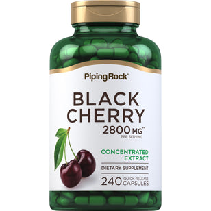 Black Cherry, 2800 mg (per serving), 240 Quick Release Capsules Bottle