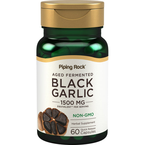 Usturoi negru 1500 mg (per porție) 60 Capsule cu eliberare rapidă     