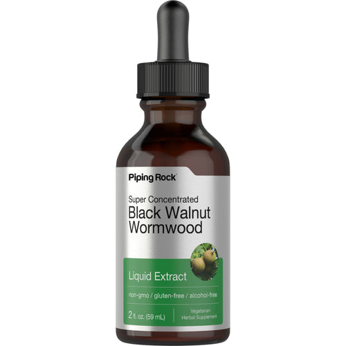 Black Walnut  Wormwood Complex Liquid Extract, 2 fl oz (59 mL) Dropper Bottle