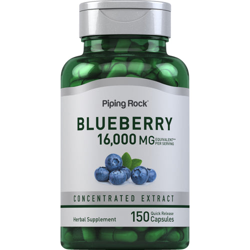 Blueberry, 16,000 mg (per serving), 150 Quick Release Capsules Bottle