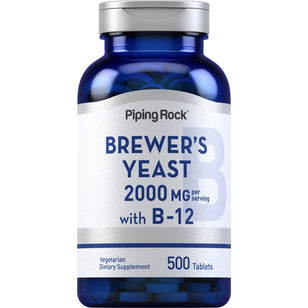 Pivné kvasnice  2000 mg (v jednej dávke) 500 Tablety     