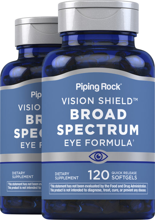 Broad Spectrum Eye Formula, 120 Quick Release Softgels, 2  Bottles