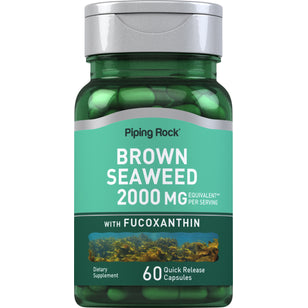 Bruin zeewier plus (wakame) 2000 mg (per portie) 60 Snel afgevende capsules     